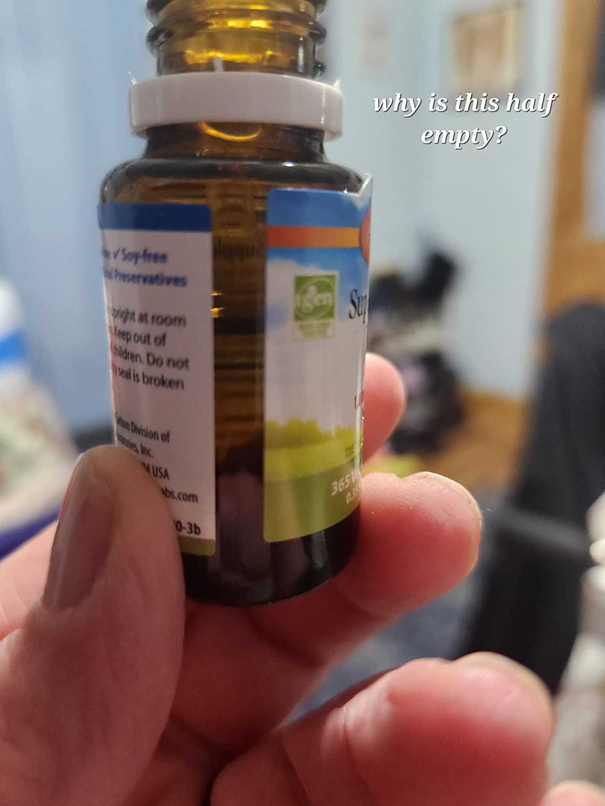 Carlson - Super Daily D3, Vitamin D Drops, 1,000 IU (25 mcg) per Drop, 1-Year Supply, Vitamin D3 Liquid, Heart & Immune Health, Vegetarian, Liquid Vitamin D3 Drops, Unflavored, 365 Drops customer photo 2