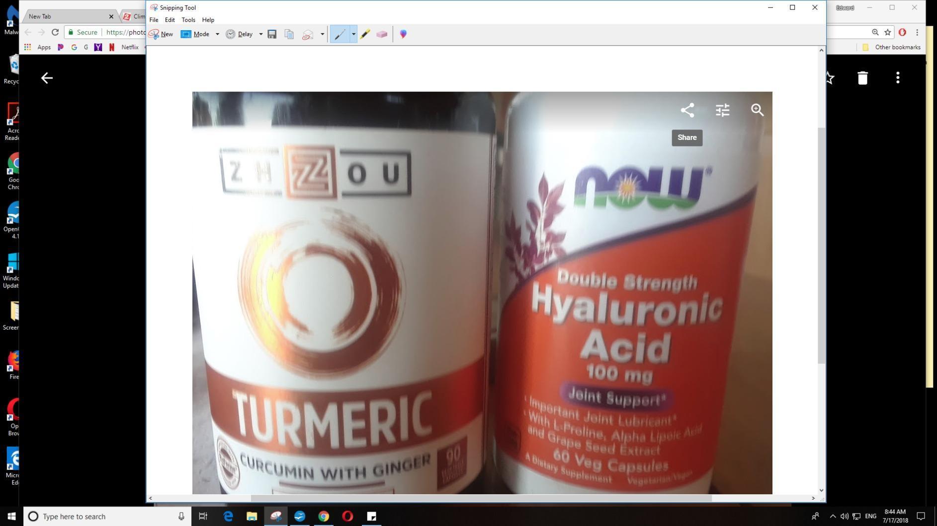 NOW Foods Supplements, Hyaluronic Acid 100 mg, Double Strength with L-Proline, Alpha Lipoic Acid and Grape Seed Extract, 120 Veg Capsules customer photo 2
