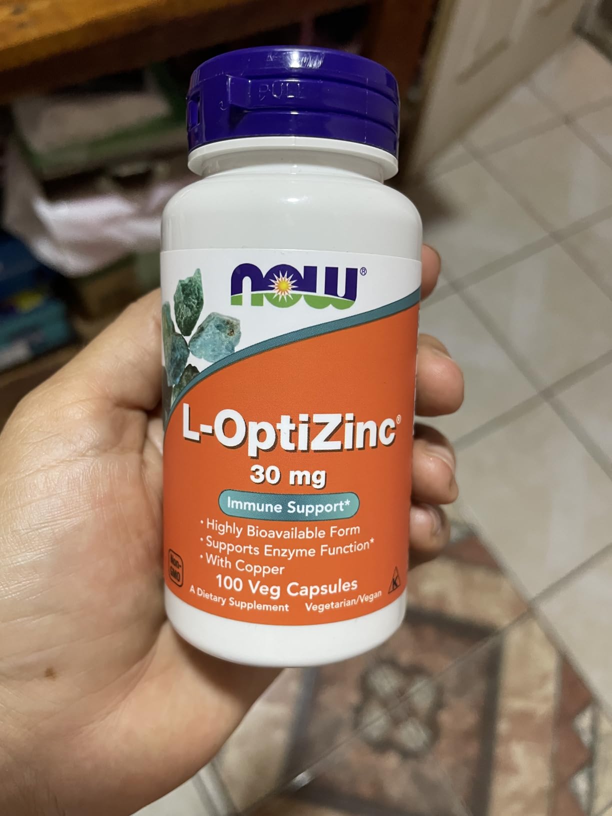 NOW Foods Supplements, L-OptiZinc 30 mg with Copper, Highly Bioavailable Form, Immune Support*, 100 Veg Capsules customer photo 1