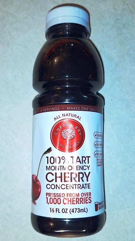 Cherry Bay Orchards Tart Cherry Concentrate - All Natural Juice to Promote Healthy Sleep, 16oz Bottle - Gluten Free, Natural Antioxidants, No Added Sugar or Preservatives customer photo 1