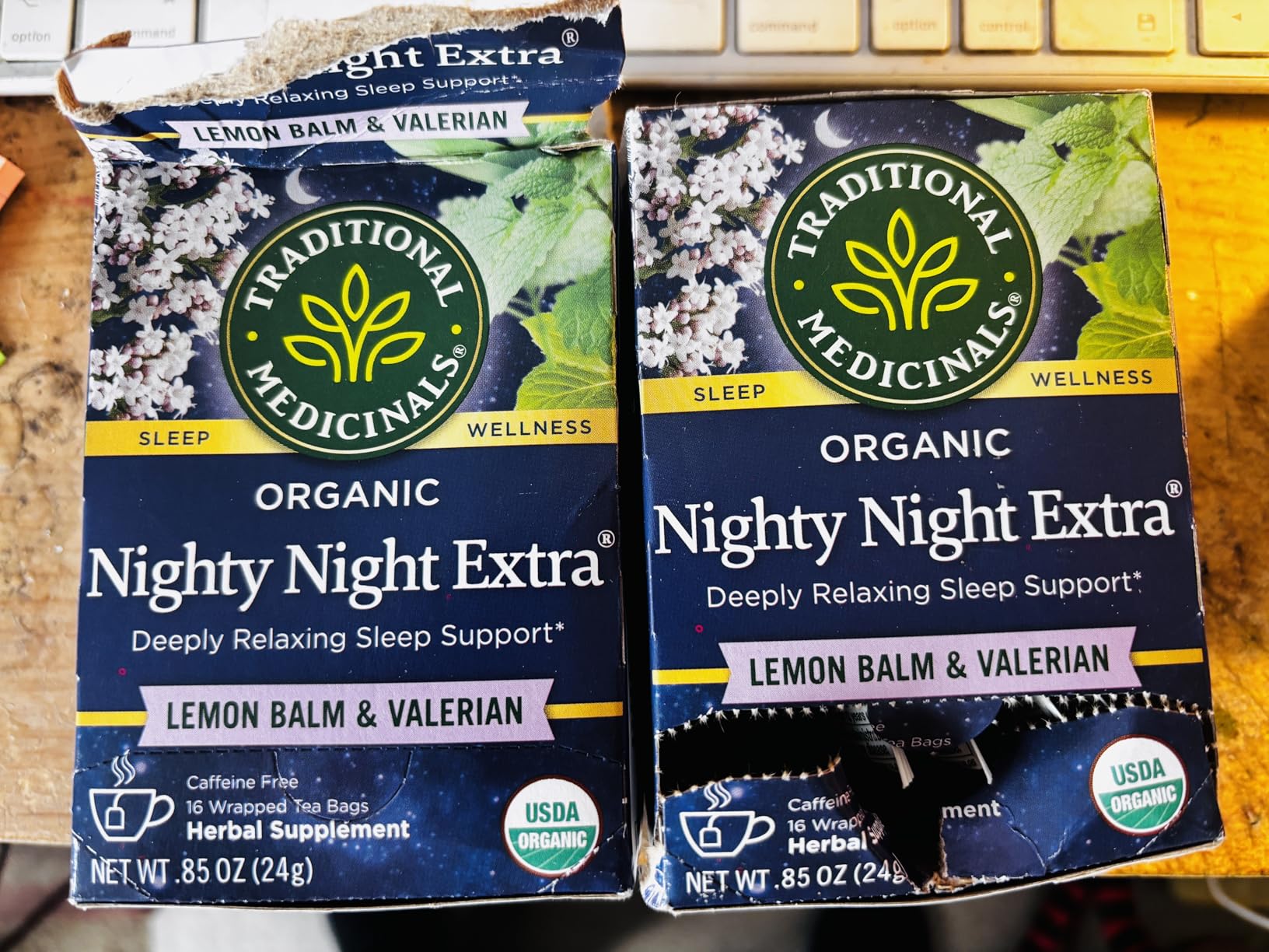 Traditional Medicinals Organic Nighty Night Extra Tea With Valerian Root for Relaxation, 16 Tea Bags (Pack of 1) customer photo 2