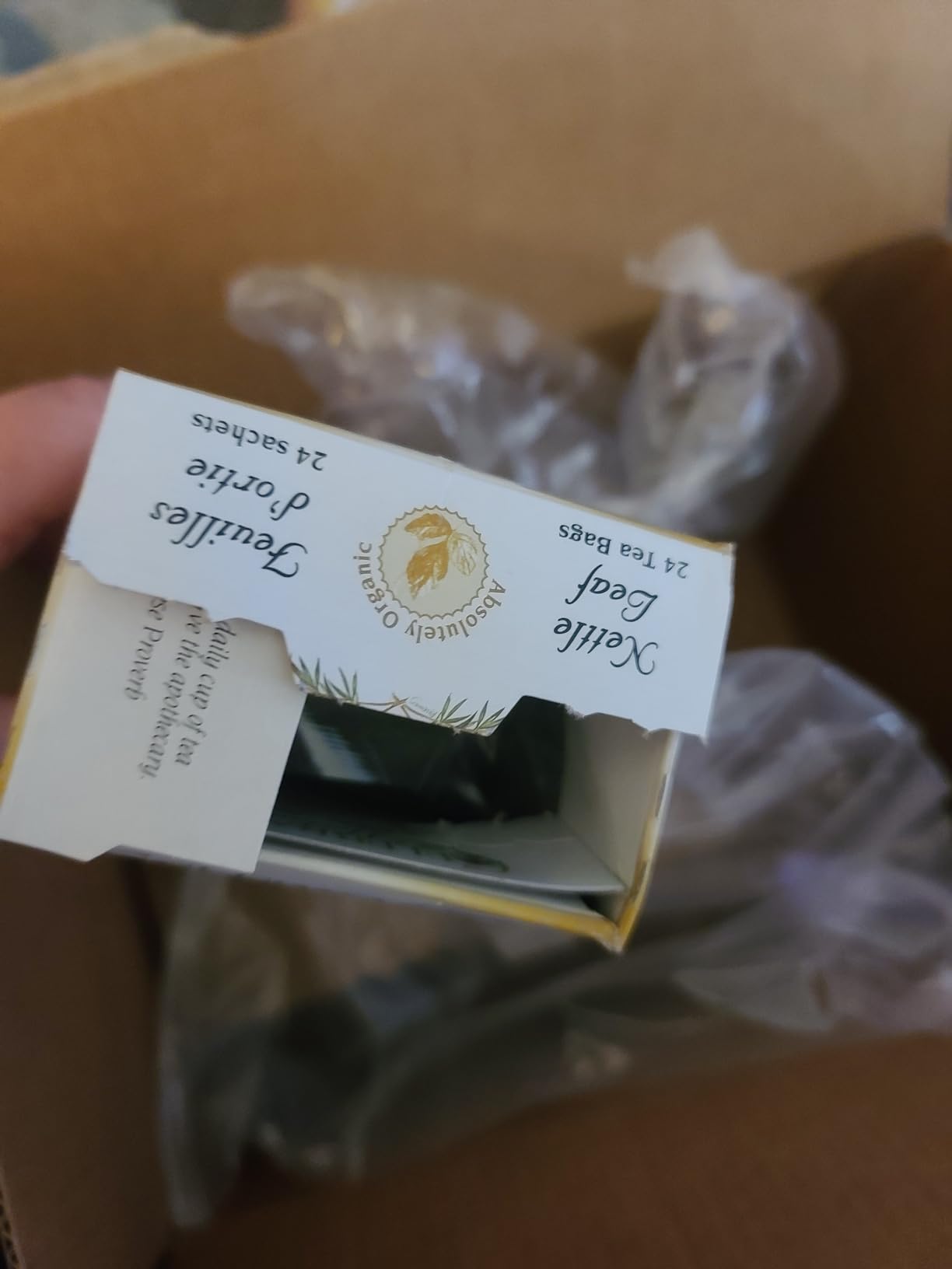 Celebration Herbals Organic Nettle Leaf Tea Caffeine Free, Feuilles D'ortie -- 24 Herbal Tea Bags customer photo 1