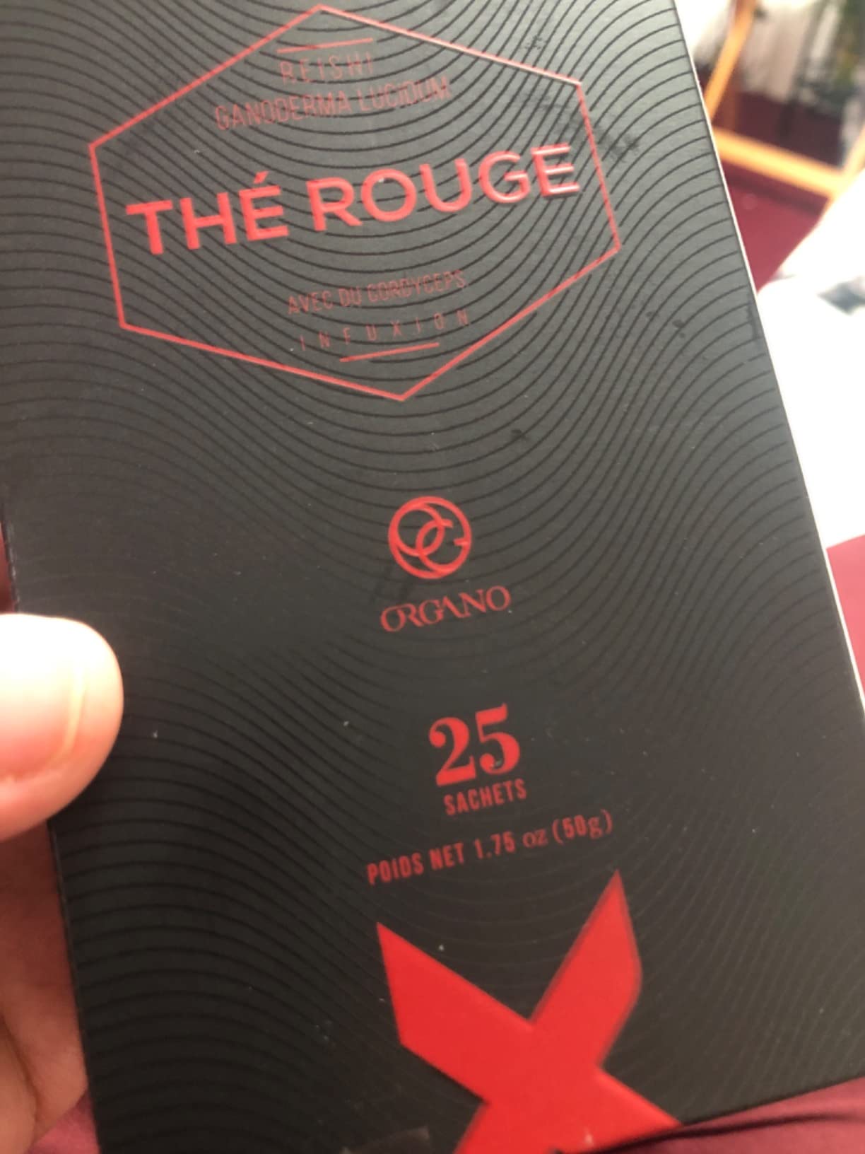 ORGANO Red Tea with Cordyceps and Ganoderma lucidum (25 sachets) customer photo 1