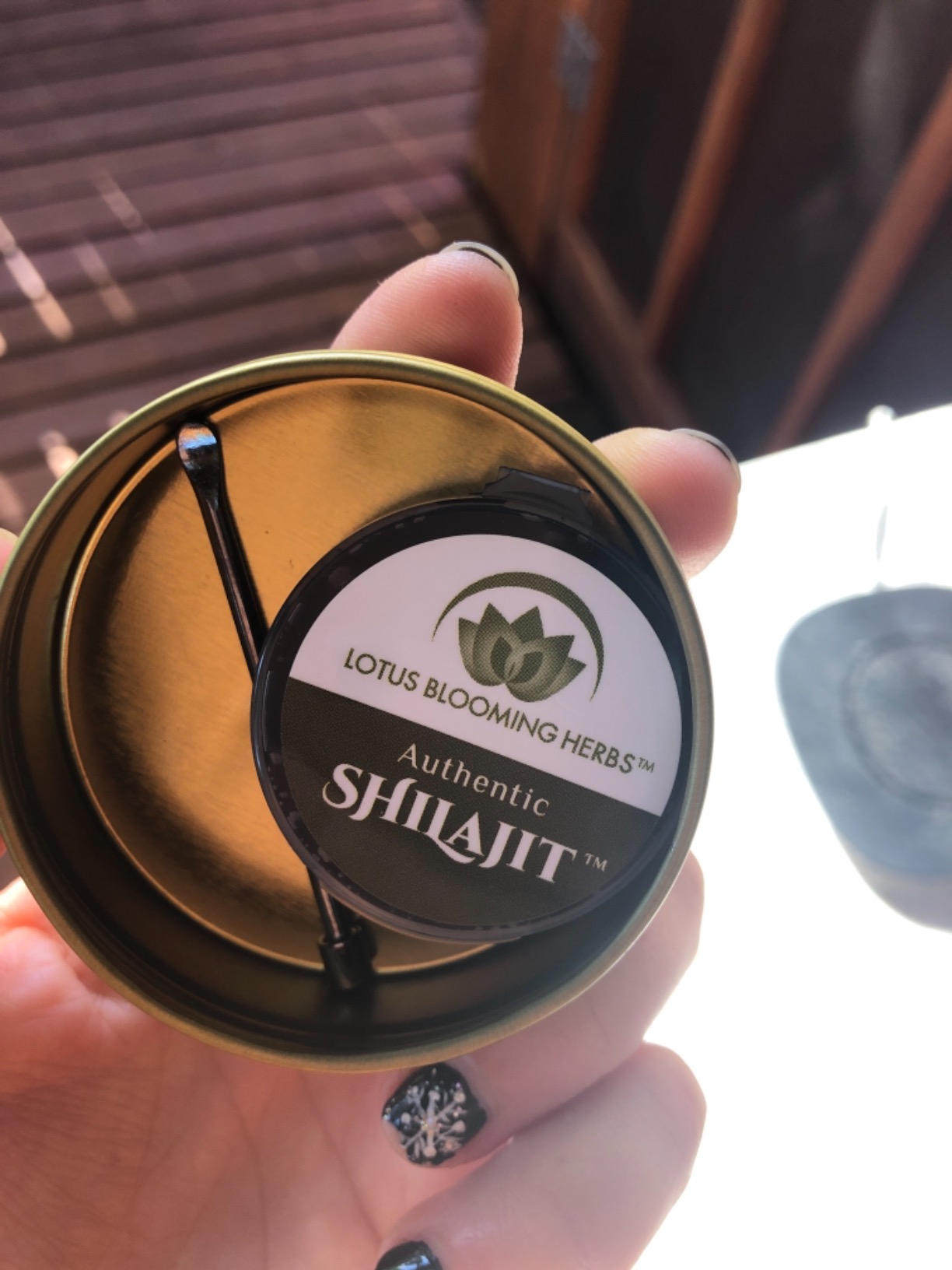 Authentic Shilajit - 100% Pure Gold Grade Himalayan Shilajit Resin with Fulvic Acid & Trace Minerals | Supports Healthy Energy, Stamina & Strength | Lotus Blooming Herbs | 10 Grams customer photo 1