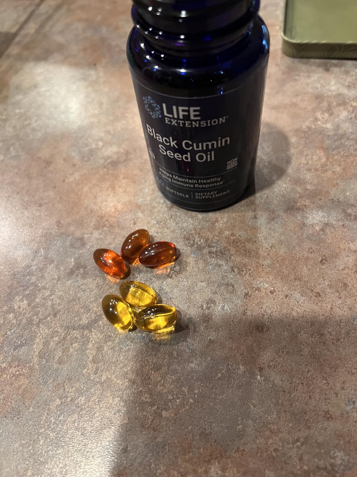 Life Extension Black Cumin Seed Oil, Black Cumin, Immune Health Support, Whole-Body Health, Healthy Aging, Gluten Free, Non-GMO, 60 softgels customer photo 1