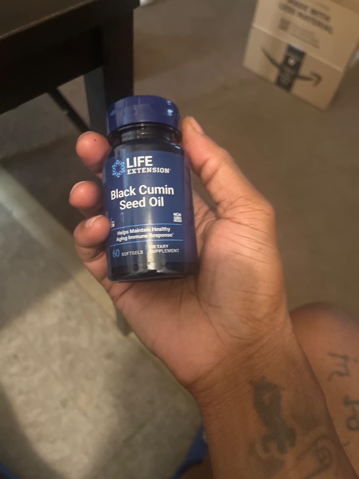 Life Extension Black Cumin Seed Oil, Black Cumin, Immune Health Support, Whole-Body Health, Healthy Aging, Gluten Free, Non-GMO, 60 softgels customer photo 2