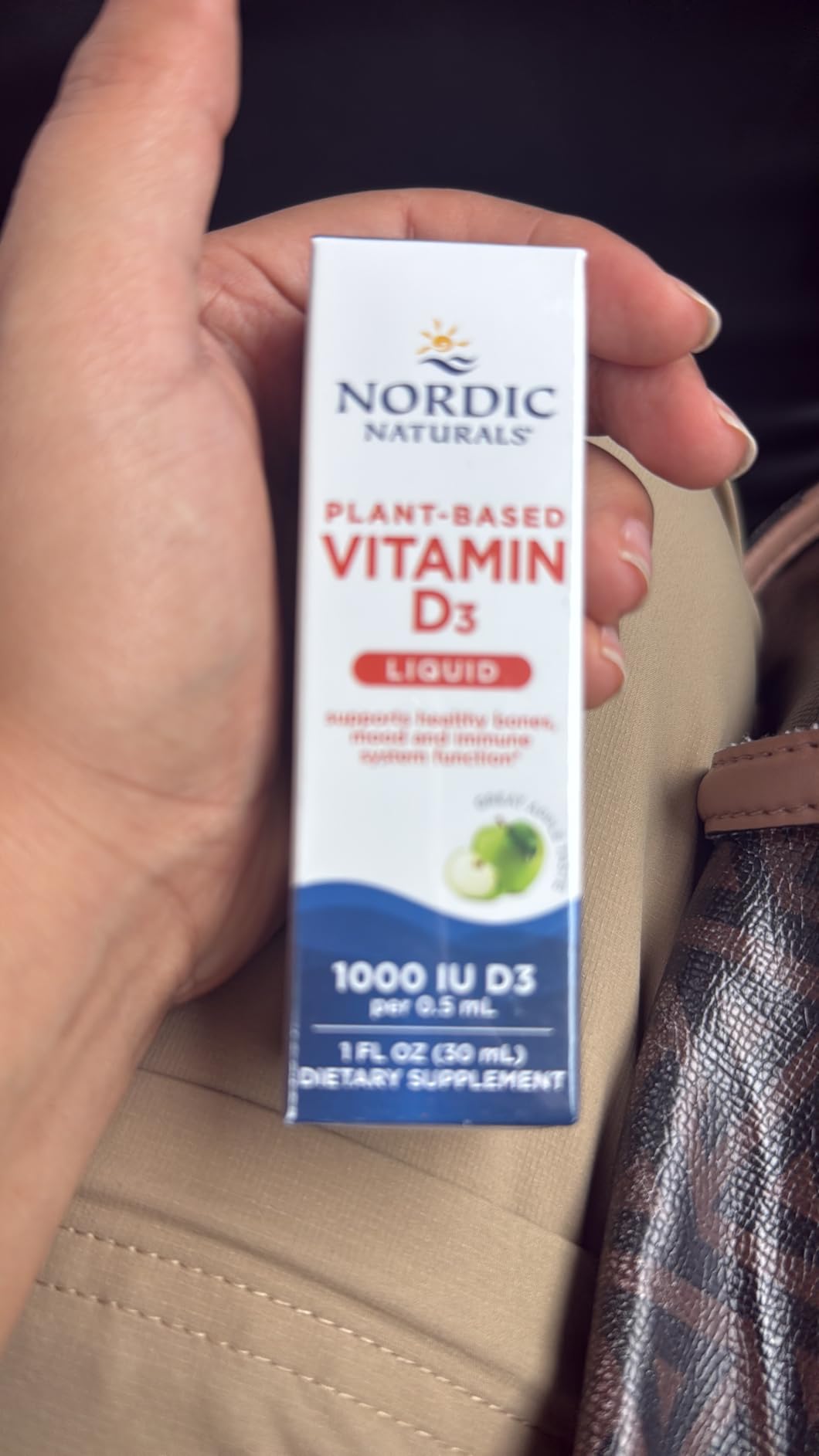 Nordic Naturals Plant-Based Vitamin D3 Liquid - 1 oz - 1000 IU Vitamin D3 - Healthy Bones, Mood & Immune System Function - Non-GMO, Vegan - 60 Servings customer photo 1