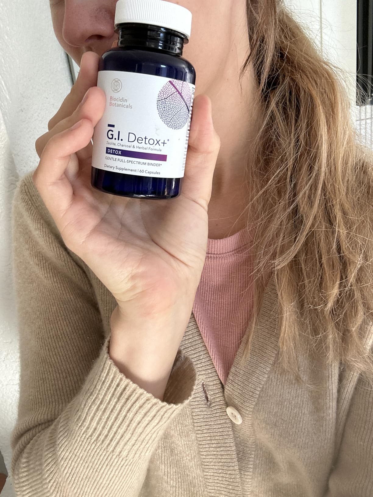 Biocidin G.I. Detox+ Activated Charcoal Binder & Zeolite Detox Supplements with Silica - Helps Bind & Clear Toxins - Supports Full Body Cleansing and May Reduce Bloating (60 Capsules) customer photo 2