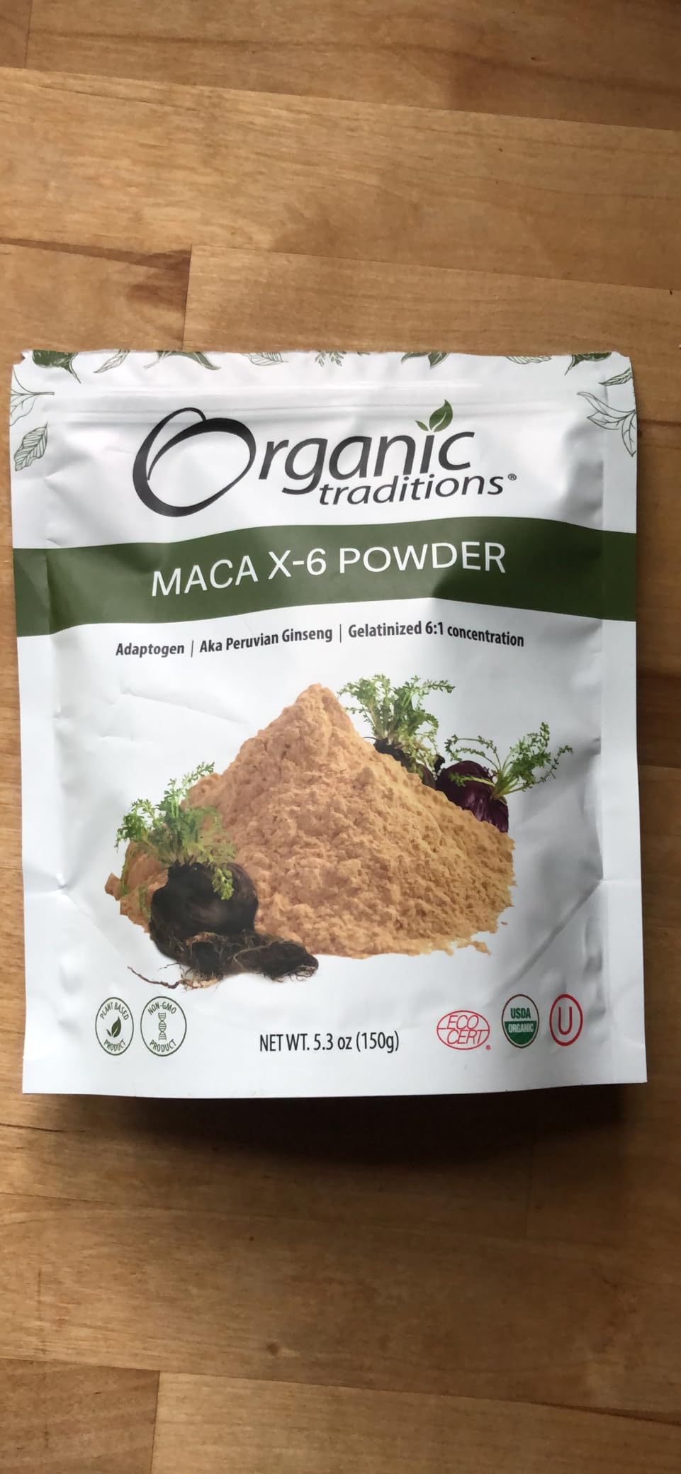 Organic Traditions Maca X 6 Powder, Maca Root Black Red and Yellow, Traditionally Used in Peru for Vitality and Daily Energy, Concentrated Superfood for Daily Wellness for Men and Women, 150g / 5.3oz customer photo 1