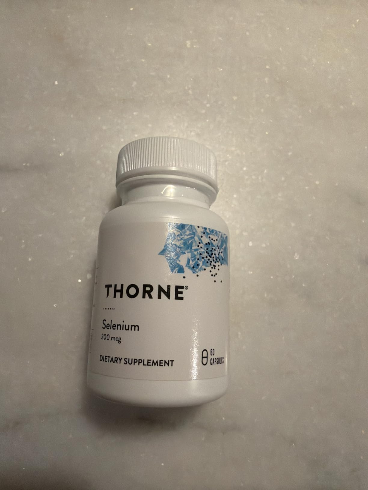 THORNE - Selenium - 200 mcg Selenium Supplement for Antioxidant Support - Supports Thyroid Health, Immune Function & Healthy Aging - Third-Party Certified - Gluten, Dairy & Soy-Free - 60 Capsules customer photo 1