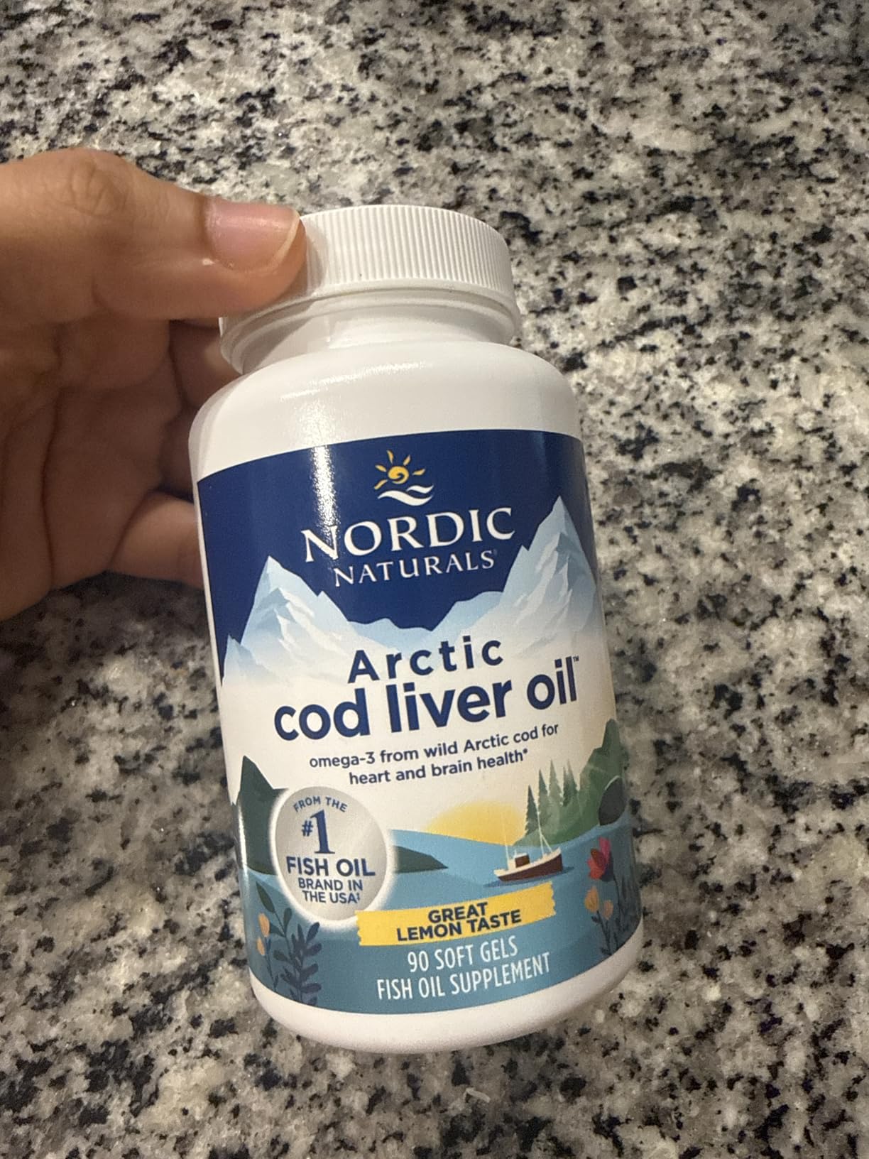 Nordic Naturals Arctic Cod Liver Oil, Lemon - 90 Soft Gels - 750 mg Total Omega-3s with EPA & DHA - Heart & Brain Health, Healthy Immunity, Overall Wellness - Non-GMO - 30 Servings customer photo 2
