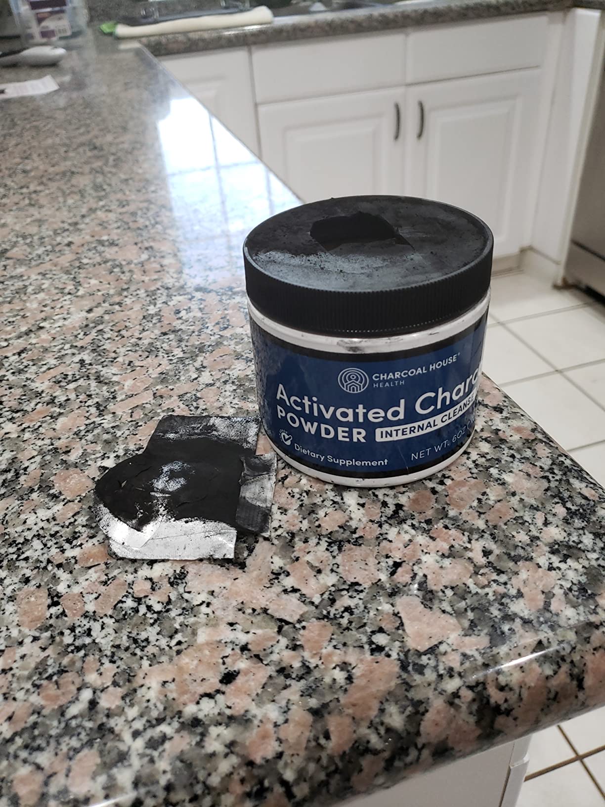 Charcoal House Detox & Cleanse USP Medical Grade Coconut Shell Activated Charcoal Powder for Natural Cleanse & Health - With High Adsorptive & Fast Acting Capacity - 12 oz - 1 Qt customer photo 2