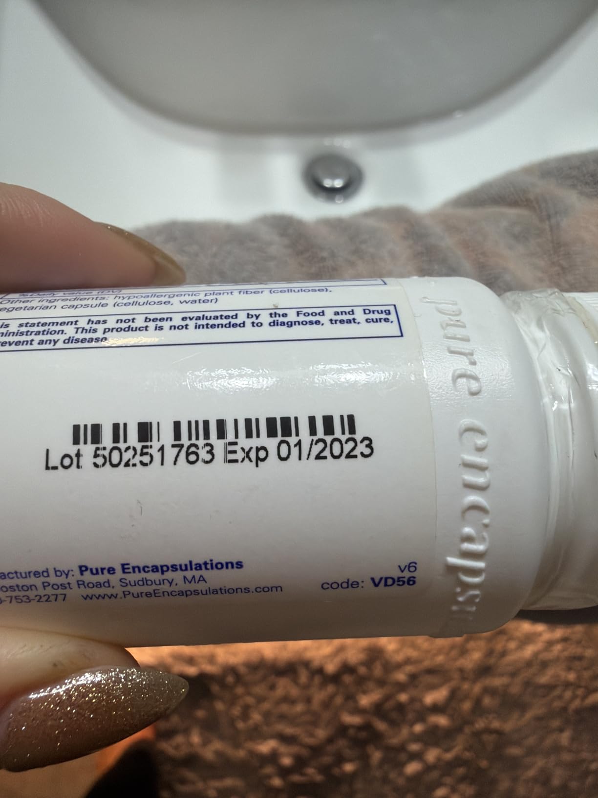 Pure Encapsulations Lithium Orotate 5 mg - Brain Support Supplement - with N-Acetyl-L-Cysteine (NAC) for Memory & Brain Behavior - Gluten Free & Non-GMO - 90 Capsules customer photo 2