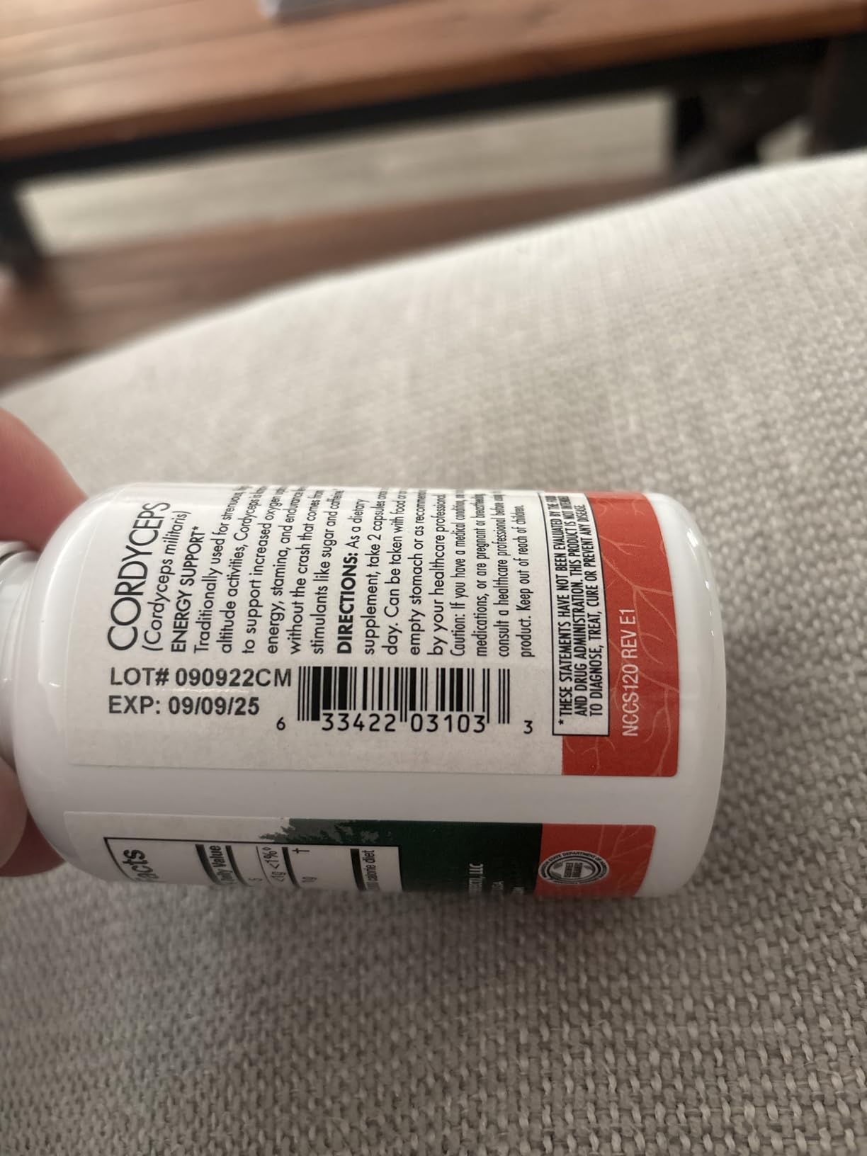 Host Defense Cordyceps Capsules - Immune & Energy Support Supplement - Kidney Health Supplement with Cordyceps - Fitness Support Supplement to Aid Oxygen Uptake - 30 Capsules (15 Servings) customer photo 1
