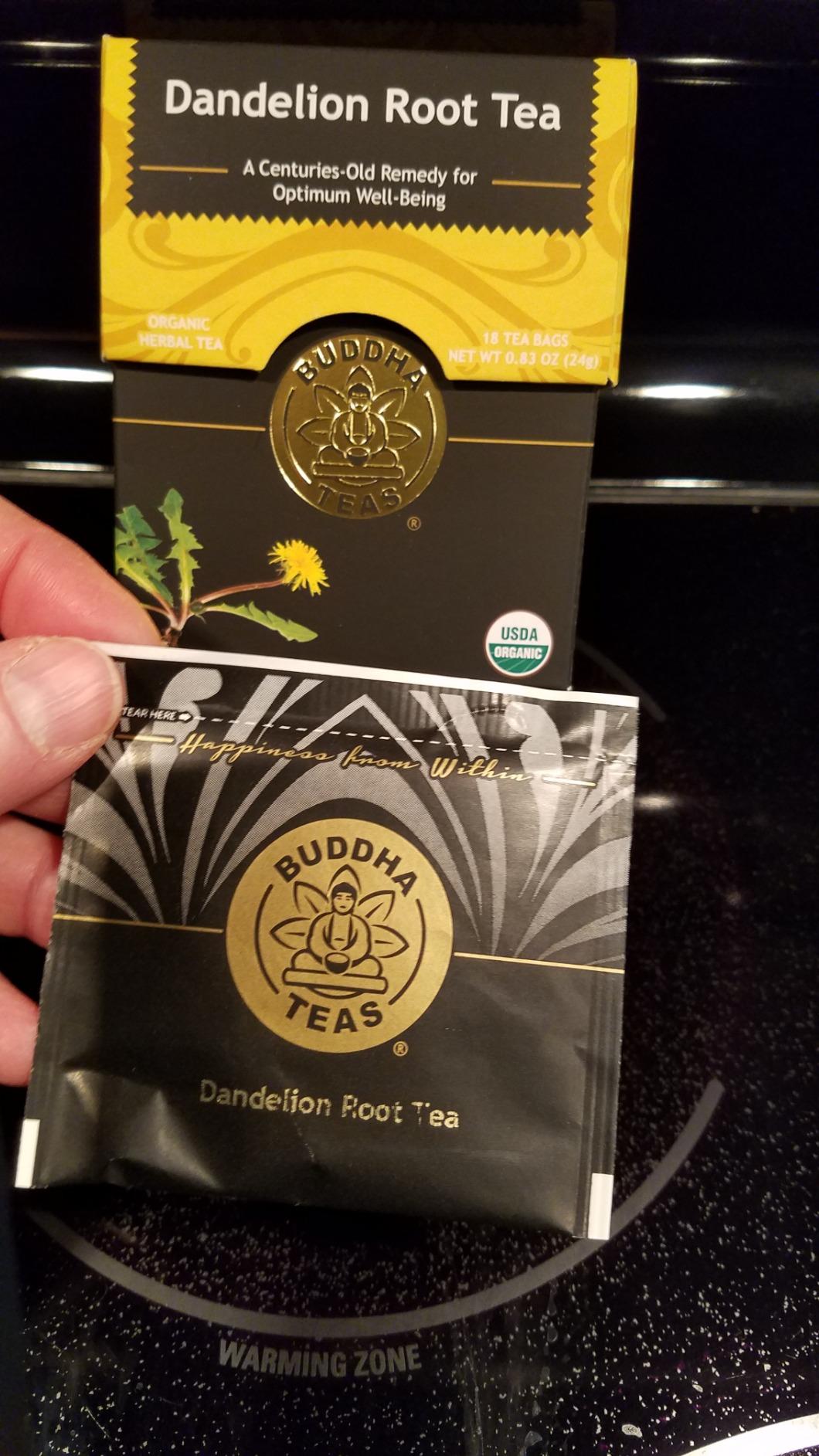 Organic Dandelion Root Tea - 18 Bleach-Free Tea Bags - Caffeine-Free Tea with a Rich, Earthy Taste, Natural Source of Vitamins, Minerals, and Antioxidants, Kosher, GMO-Free customer photo 1