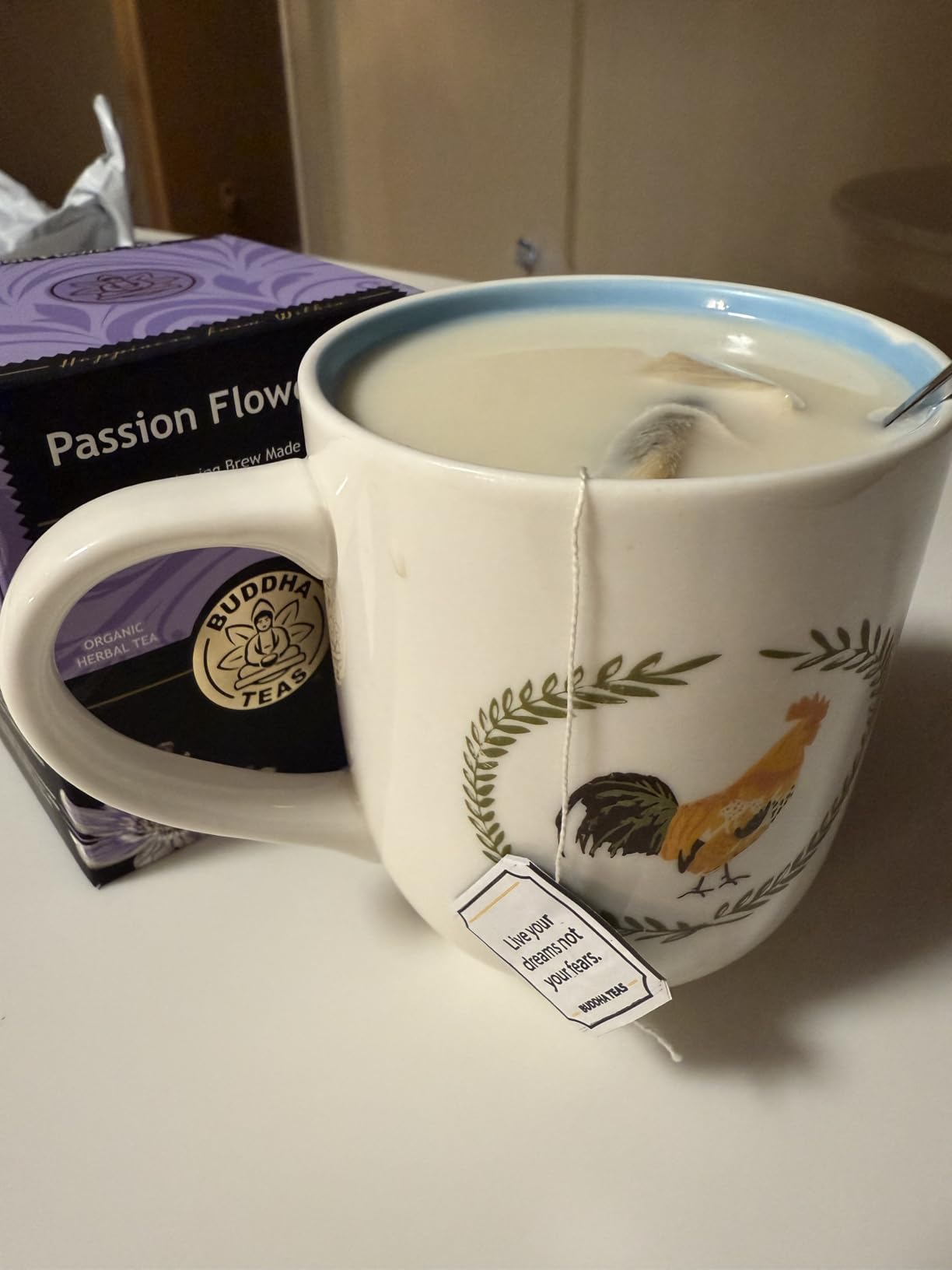 Buddha Teas Organic Passion Flower Tea - OU Kosher, USDA Organic, CCOF, 18 Bleach-Free Tea Bag customer photo 1