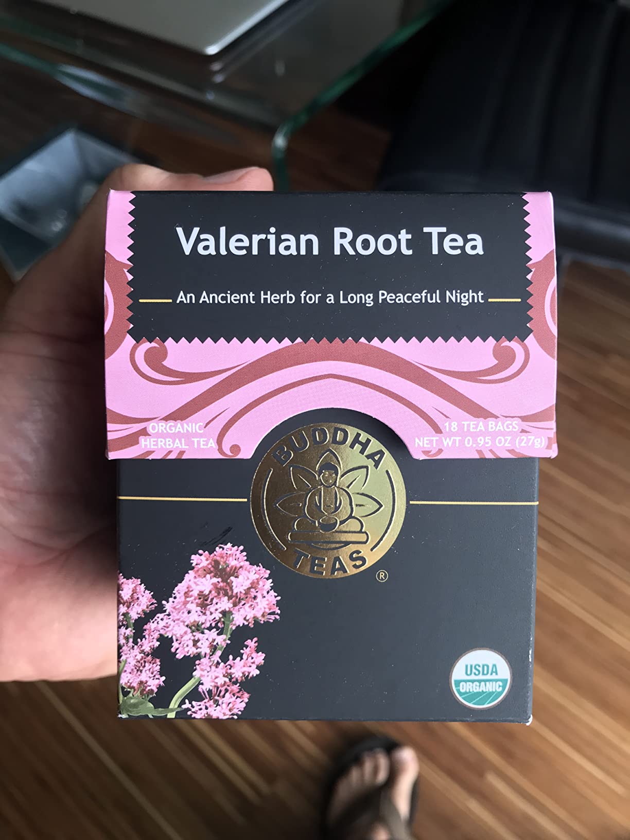 Buddha Teas Organic Valerian Root Tea - OU Kosher, USDA Organic, CCOF Organic, 18 Bleach-Free Tea Bags customer photo 1