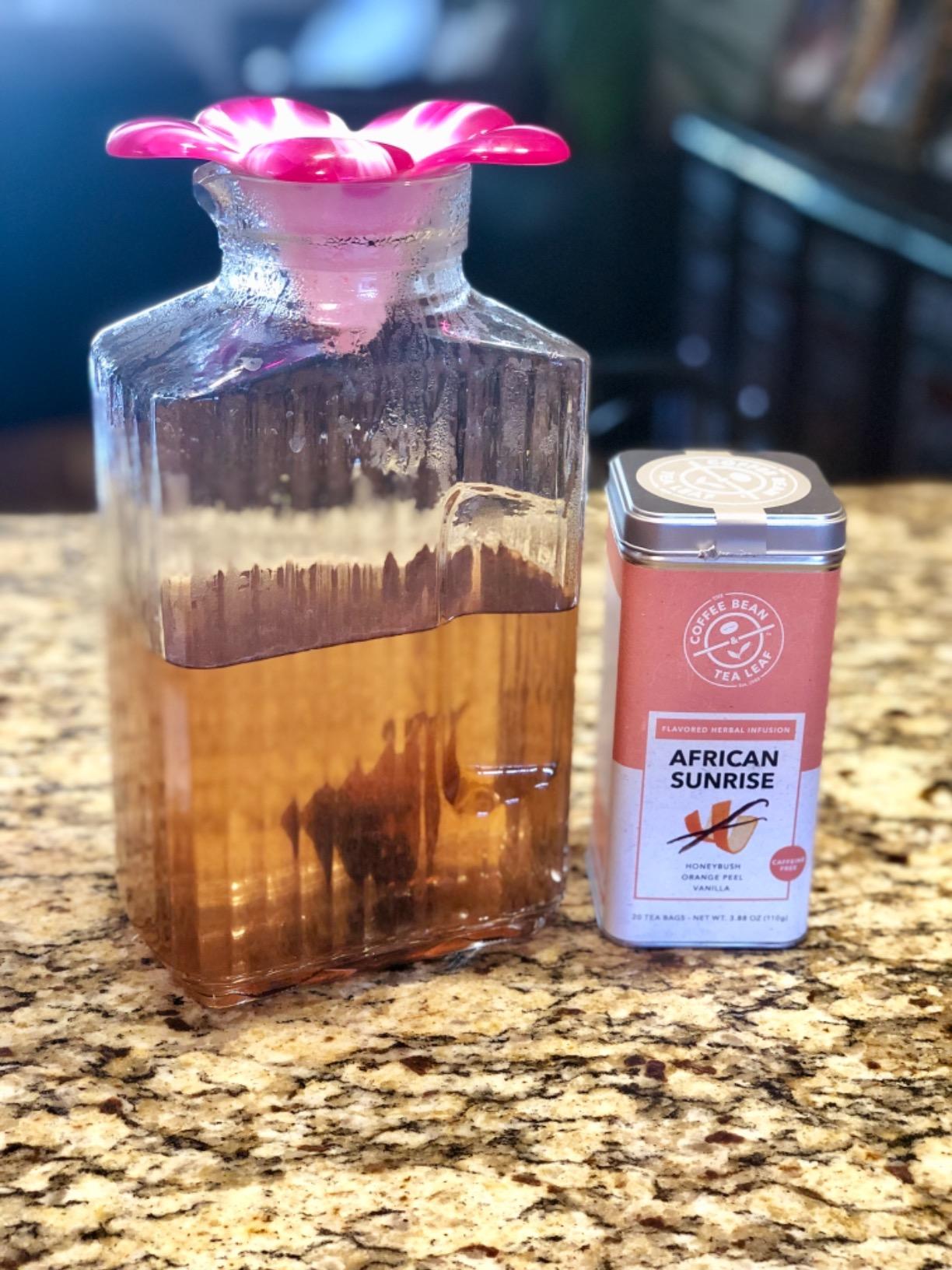 The Coffee Bean & Tea Leaf African Sunrise Herbal Tea Honeybush, Naturally Caffeine-Free, Whole Leaf Tea Bags, 20ct customer photo 1