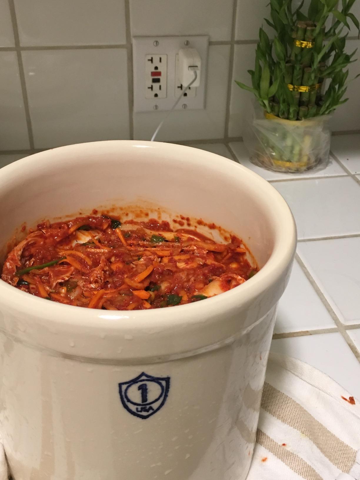 1-Gallon Stoneware Pickling Crock Complete Kit customer photo 2