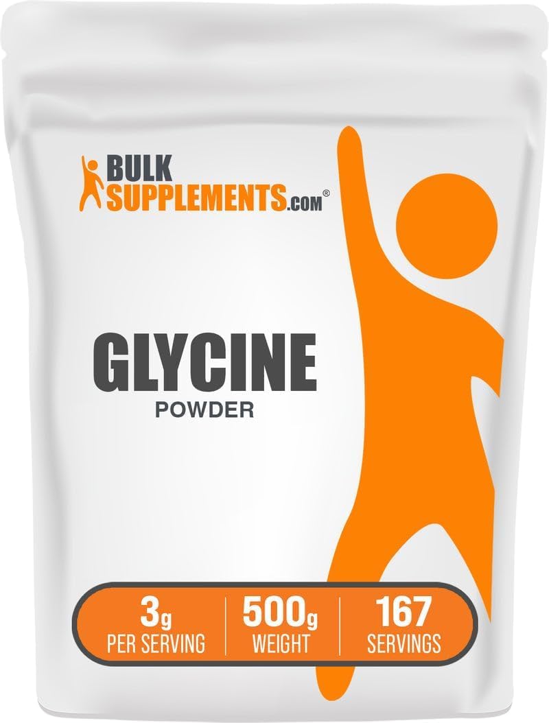 BulkSupplements.com Glycine Powder - Glycine Supplements, Amino Acid Supplement - Unflavored & Gluten Free, 3g per Serving, 500g (1.1 lbs) customer photo 1