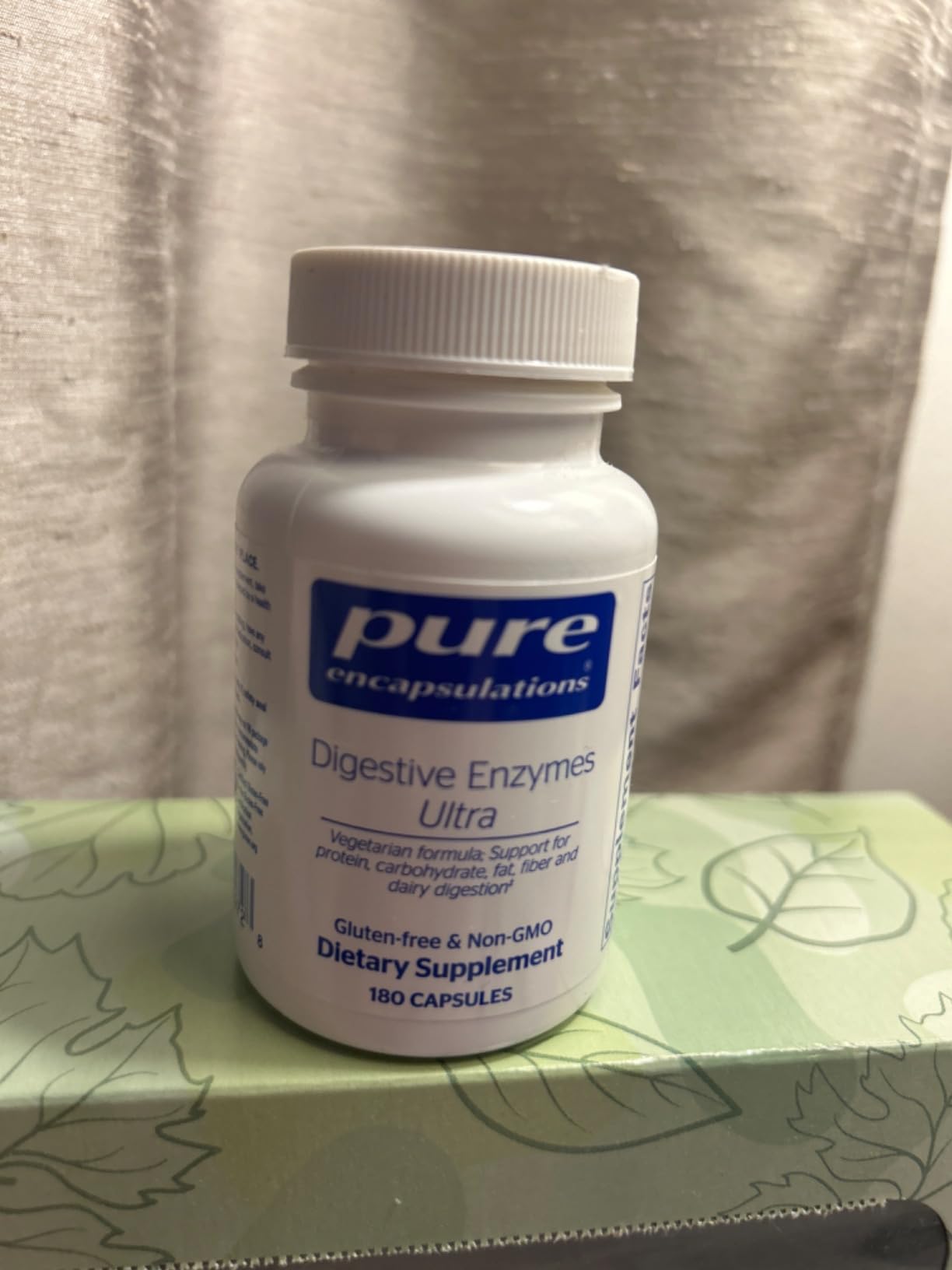 Pure Encapsulations Digestive Enzymes Ultra with Betaine HCl - Vegetarian Digestive Enzyme Supplement to Support Protein, Carb, Fiber, and Dairy Digestion* - 90 Capsules customer photo 2