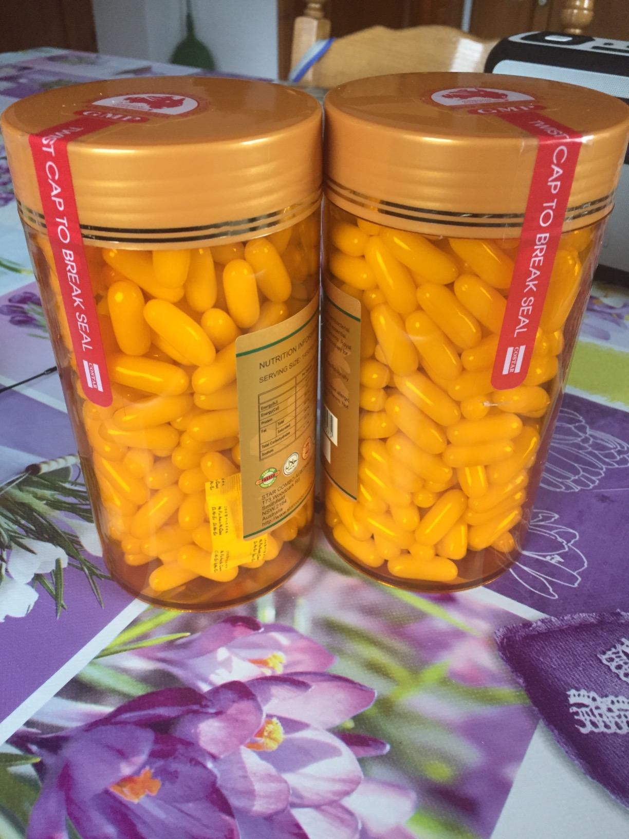Costar Royal Jelly Supplement 1450mg - 365 Capsules - Rich in Nutrients for Vitality and Well-being - Made in Australia customer photo 1