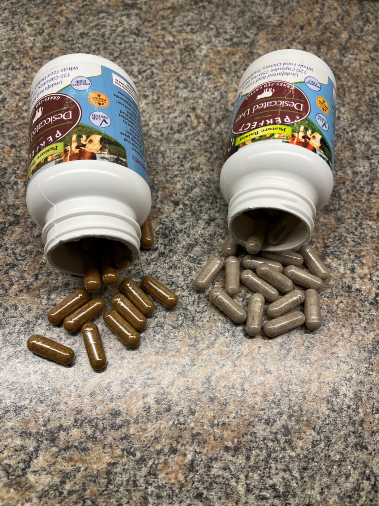 Perfect Supplements - Desiccated Beef Liver Capsules Grass Fed Supplement - Natural Source of Protein, Iron, Vitamins A & B - Boosts Energy and Immunity - No Chemicals No Dairy and Hormone Free customer photo 1