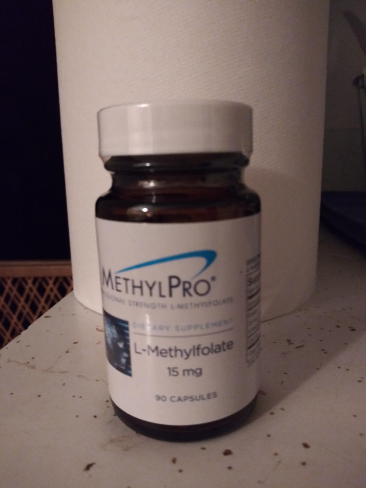 MethylPro L-Methylfolate 15 mg - L Methyl Folate, Methylfolate Supplement for Women & Men, Methylated Vitamin B9 (5-MTHF) for Brain Health, Focus, Calm - 30 Capsules (Pack of 1) customer photo 1