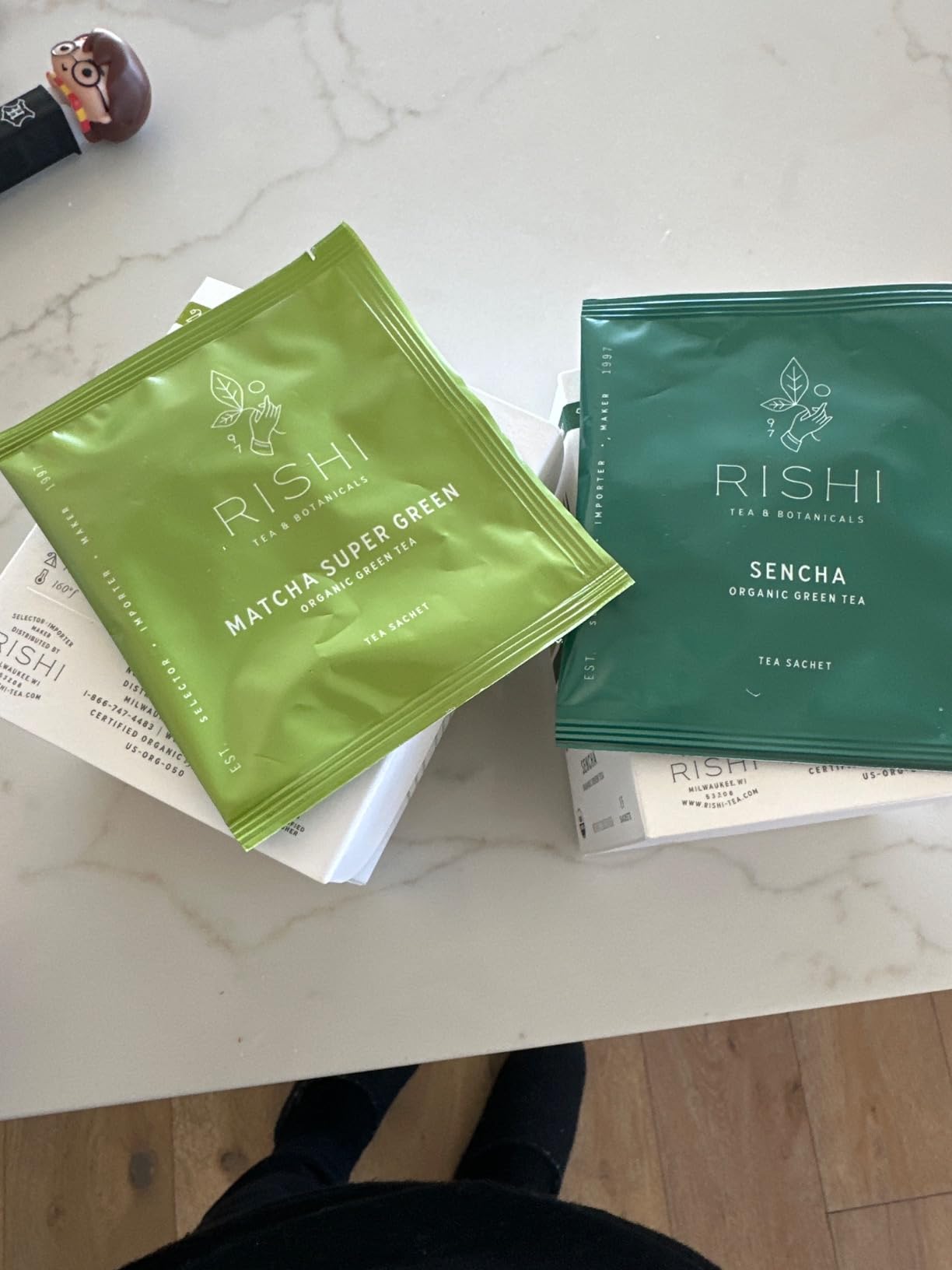 Rishi Tea Sencha Green Tea - Organic Sachet Bags, Caffeinated Japanese Green Tea, Enjoy Hot or Iced - 15 Count (Pack of 1) customer photo 2