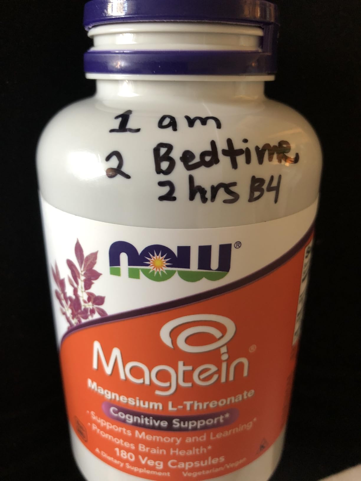 NOW Foods Supplements, Magtein with patented form of Magnesium (Mg), Cognitive Support, 90 Veg Capsules customer photo 1