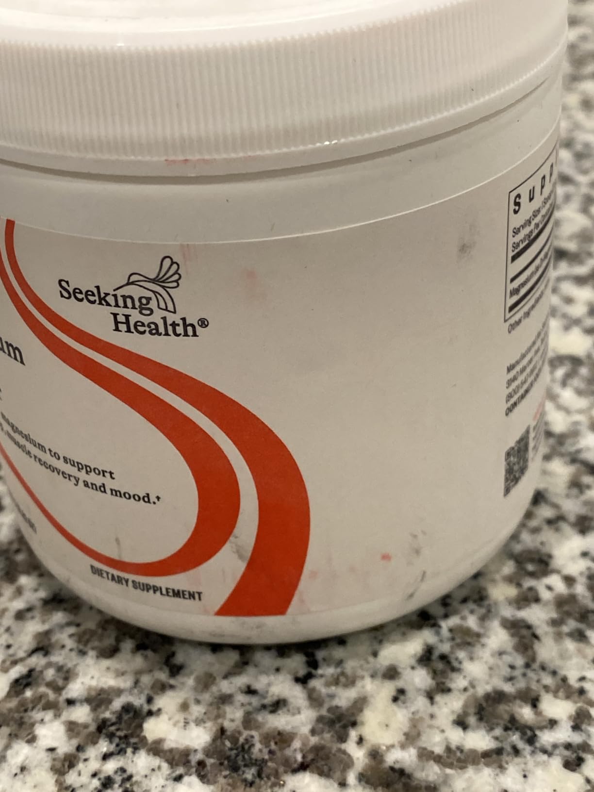 Seeking Health Magnesium Malate Powder - Mineral Supplement Supports Bone Health & Muscle Health - Formula with Dimagnesium Malate to Support Absorption - 500 mg, 100 Servings customer photo 2