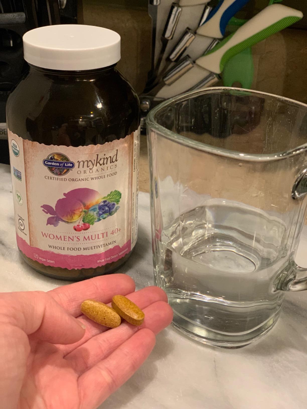 Garden of Life Multivitamin for Women 40 Plus, Organics Womens Vitamins, Hormone & Breast Health Support Blend, Vegan, 120 Tablets customer photo 2