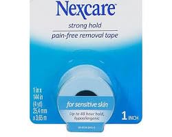 Nexcare Strong Yet Pain Free Tape, Tears Easily, For Sensitive Skin, 1 Roll customer photo 1