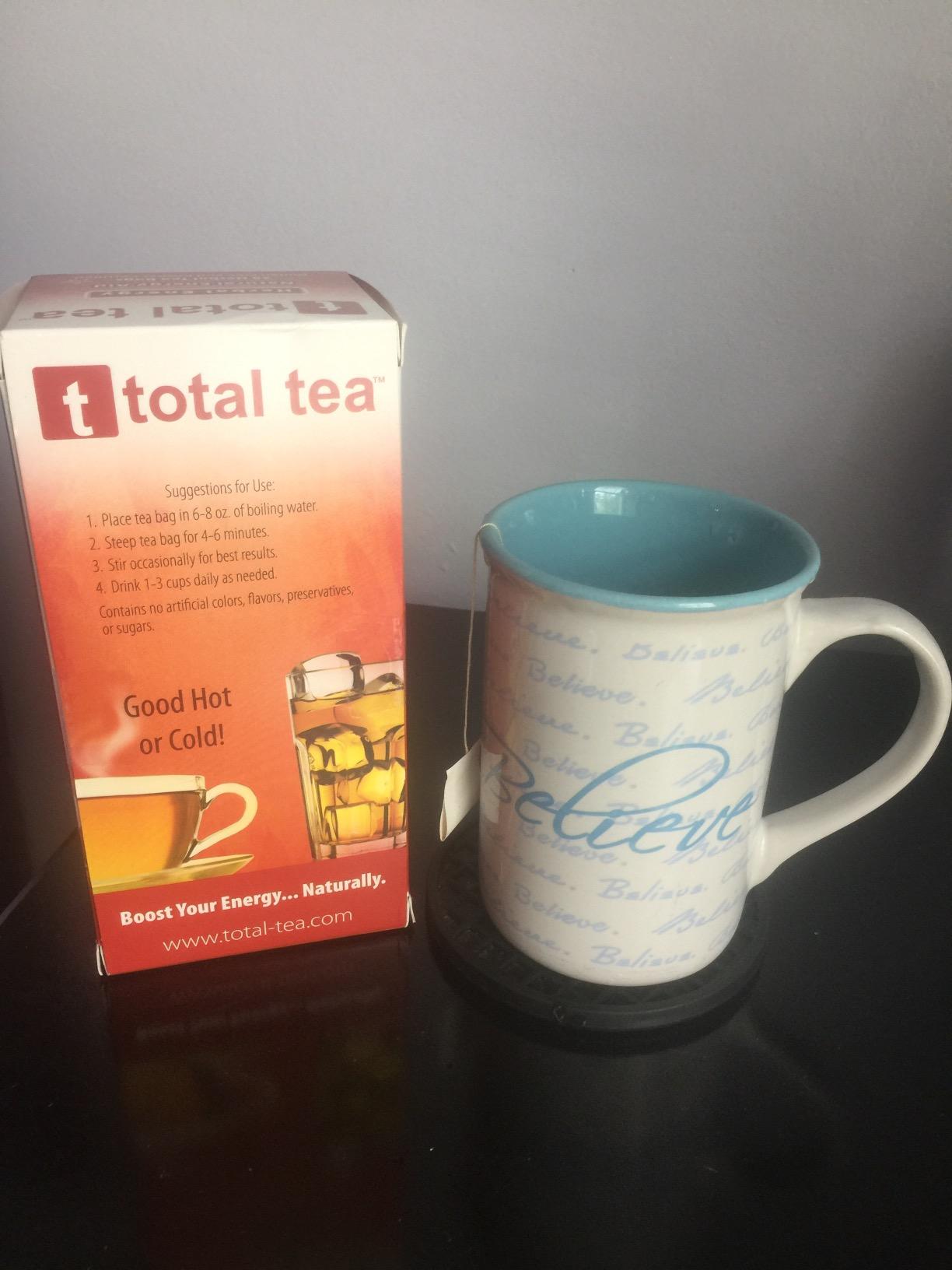 Total Tea Detox Guayusa Energy Tea - All Natural Herbal Caffeinated Tea Cleanse - Energy & Focus - Coffee Substitute - 25 Tea Bags for Men and Women customer photo 1