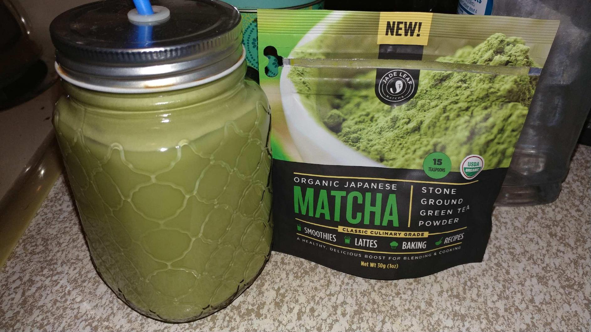 Jade Leaf Matcha Organic Culinary Grade Matcha Powder - Japanese Green Tea for Baking, Smoothies, Lattes, and Skin Care, 100g / 3.53 Ounce customer photo 2