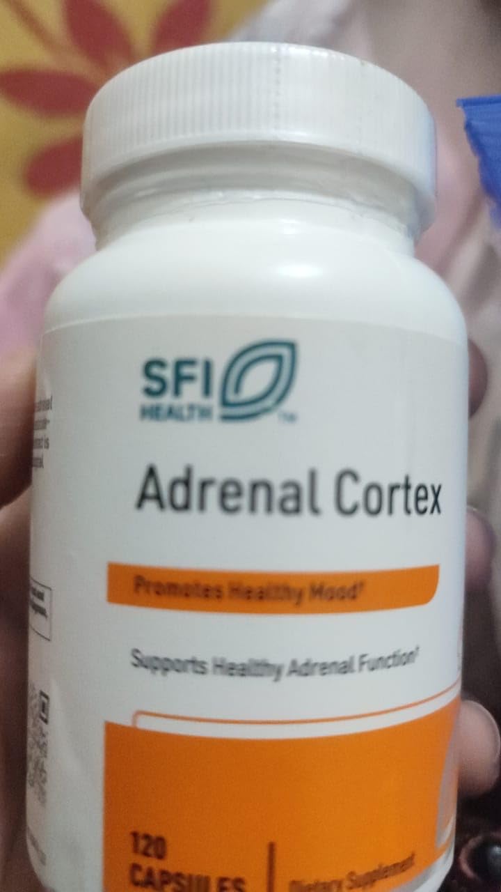 Klaire Labs SFI Health Adrenal Cortex - Targeted Adrenal Support Supplements for Cortisol Health - Purified, BSE-Free Lyophilized Extract from Pasture-Fed Bovine (120 Capsules) customer photo 2