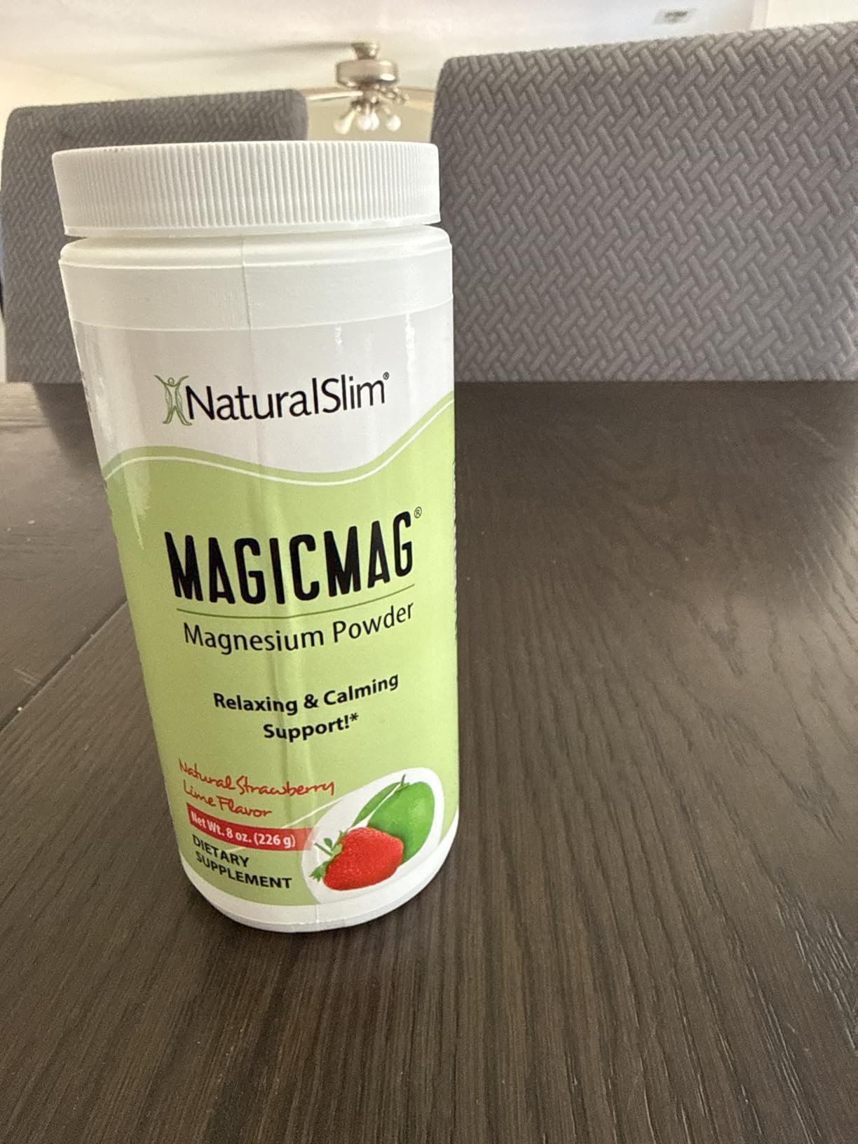 NaturalSlim MagicMag - Highly Absorbable Magnesium Citrate Powder for Relaxation, Energy, Better Sleep & Metabolic Support - Strawberry & Lime Flavored 8oz customer photo 2
