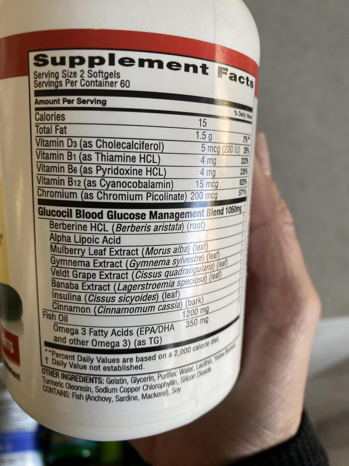 Glucocil - Softgels - Premium Blood Sugar Support - New Clinical Study Published March 2026-3 Million Bottles Sold - Supports the 3 Essentials for Healthy Blood Sugar - Since 2008 customer photo 1
