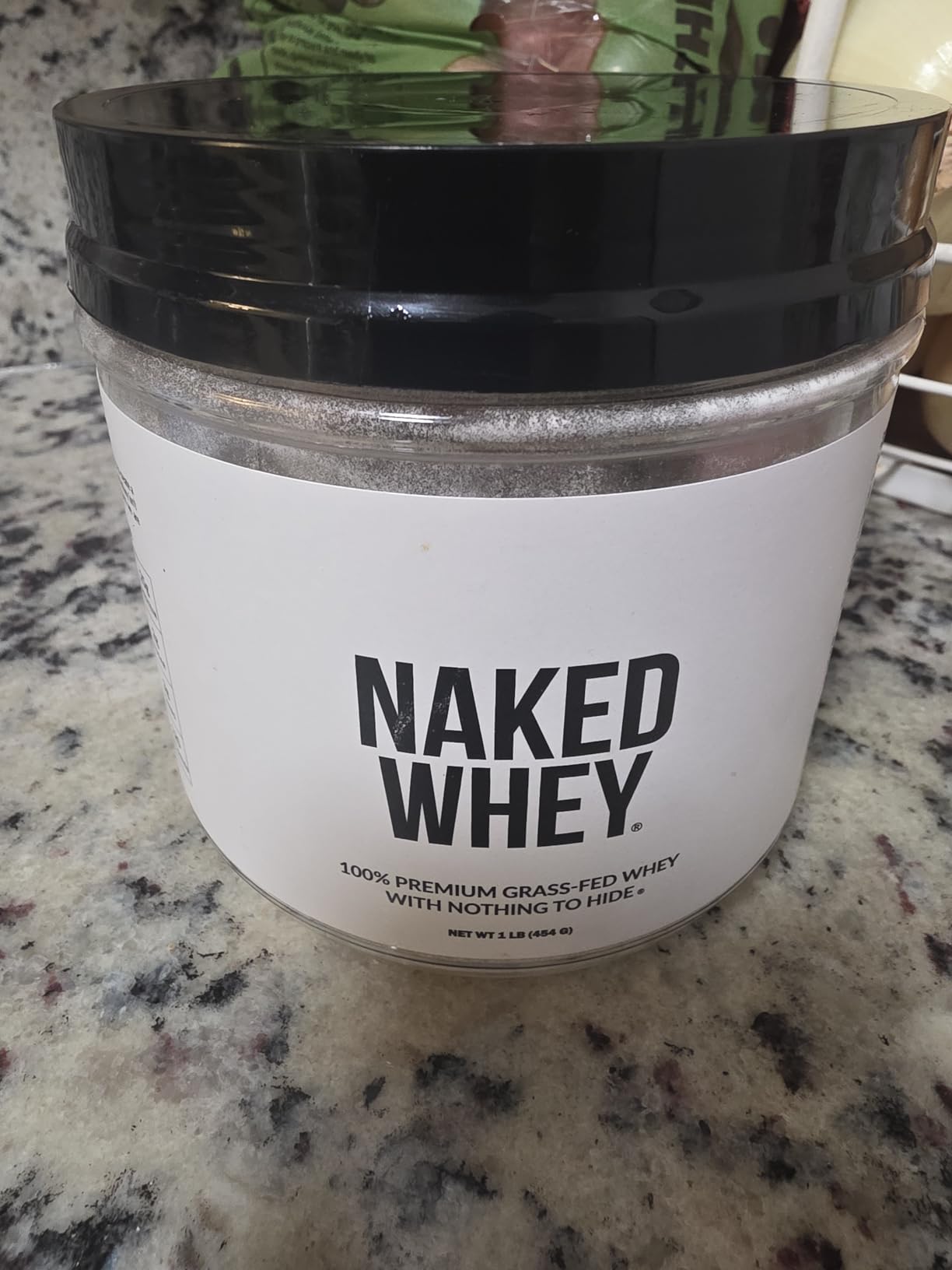 NAKED Whey 2LB 100% Grass Fed Whey Protein Powder - Only 1 Ingredient, Unflavored, NSF Certified, Undenatured, Gluten Free, Soy Free customer photo 2
