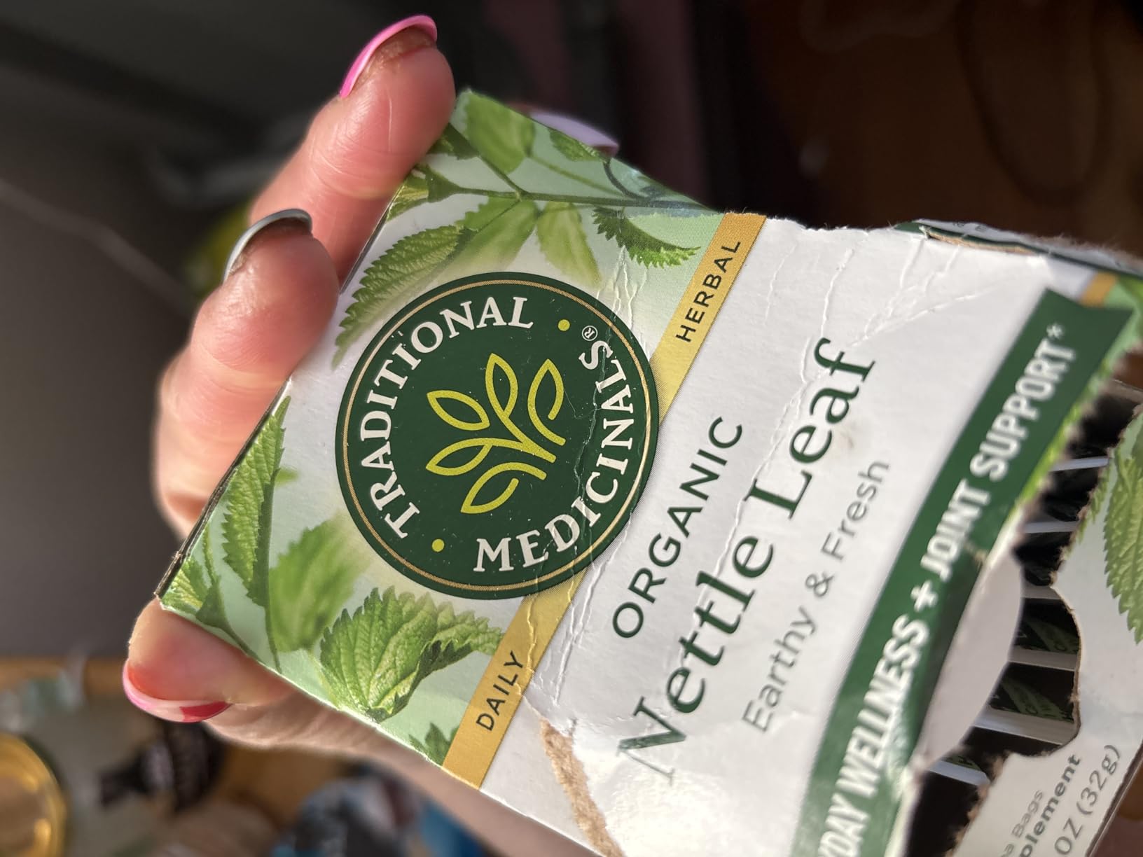 Traditional Medicinals Organic, Nettle Tea - Supports Joint Health & Overall Wellness with Stinging Nettle - Kosher, Non-GMO, Caffeine-Free, Compostable - 16 Tea Bags customer photo 2