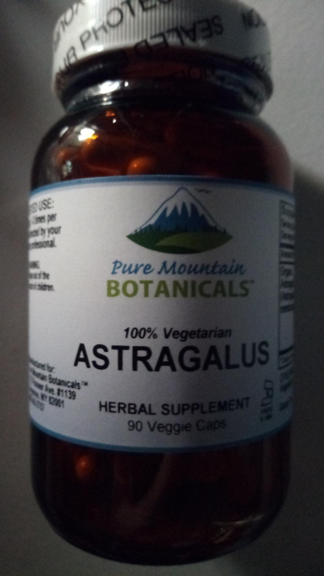 Pure Mountain Botanicals Astragalus Root Powder Capsules - 90 Count - 470mg Organic Herb - Kosher Vegan Gluten-Free Non-GMO Astragalus Supplement customer photo 1