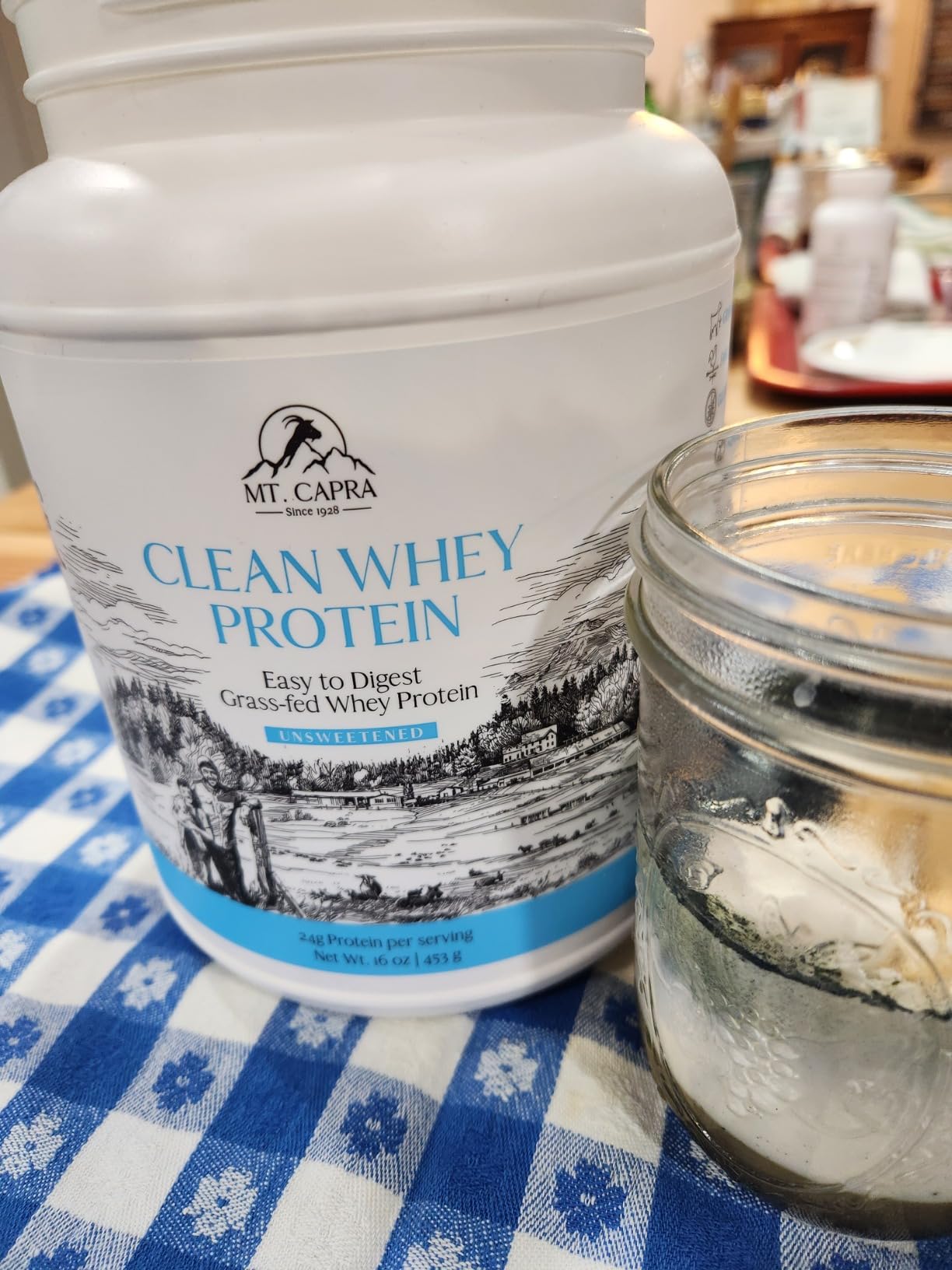 Mt. Capra Clean Whey Protein | Grass-Fed Undenatured Goat Whey Protein Powder | 24 g Protein Per Serving, All Natural, Non-GMO customer photo 1