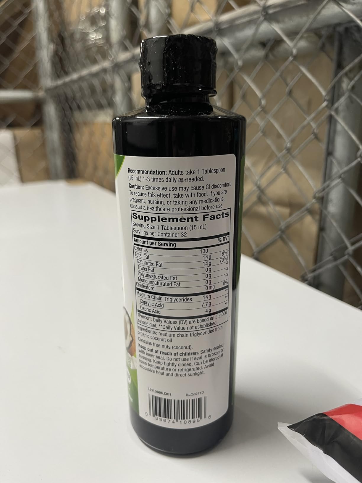 Nature's Way Organic MCT Oil, Brain and Body Fuel*, Liquid Coconut MCT Oil with C8 Caprylic & C10 Capric Acids, 14 g Medium Chain Triglycerides per Serving, Keto & Paleo Certified, Non-GMO, 16 Fl Oz customer photo 2