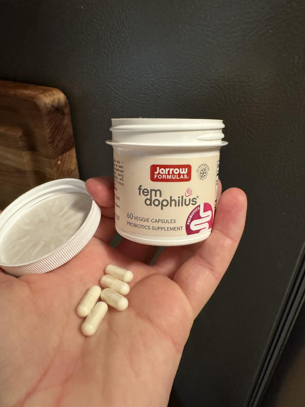 Jarrow Formulas Fem-Dophilus Vaginal Probiotics 1 Billion CFU With 2 Science-Backed Strains, Dietary Supplement For Vaginal & Urinary Tract Support, 60 Capsules, 60 Day Supply, Shelf-Stable Probiotics customer photo 2