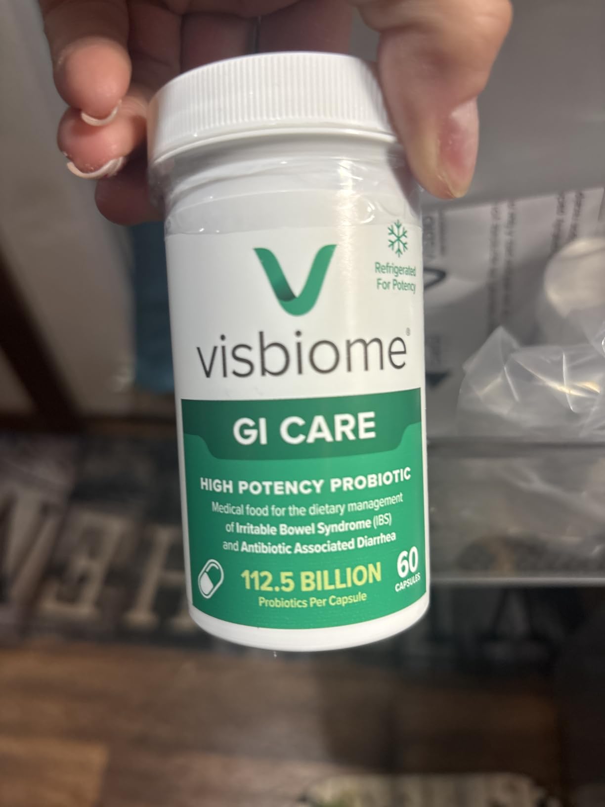 Visbiome GI Care - High Potency Probiotic - 112.5 Billion CFU Live Probiotics, Original De Simone Formulation, 60 Capsules customer photo 1
