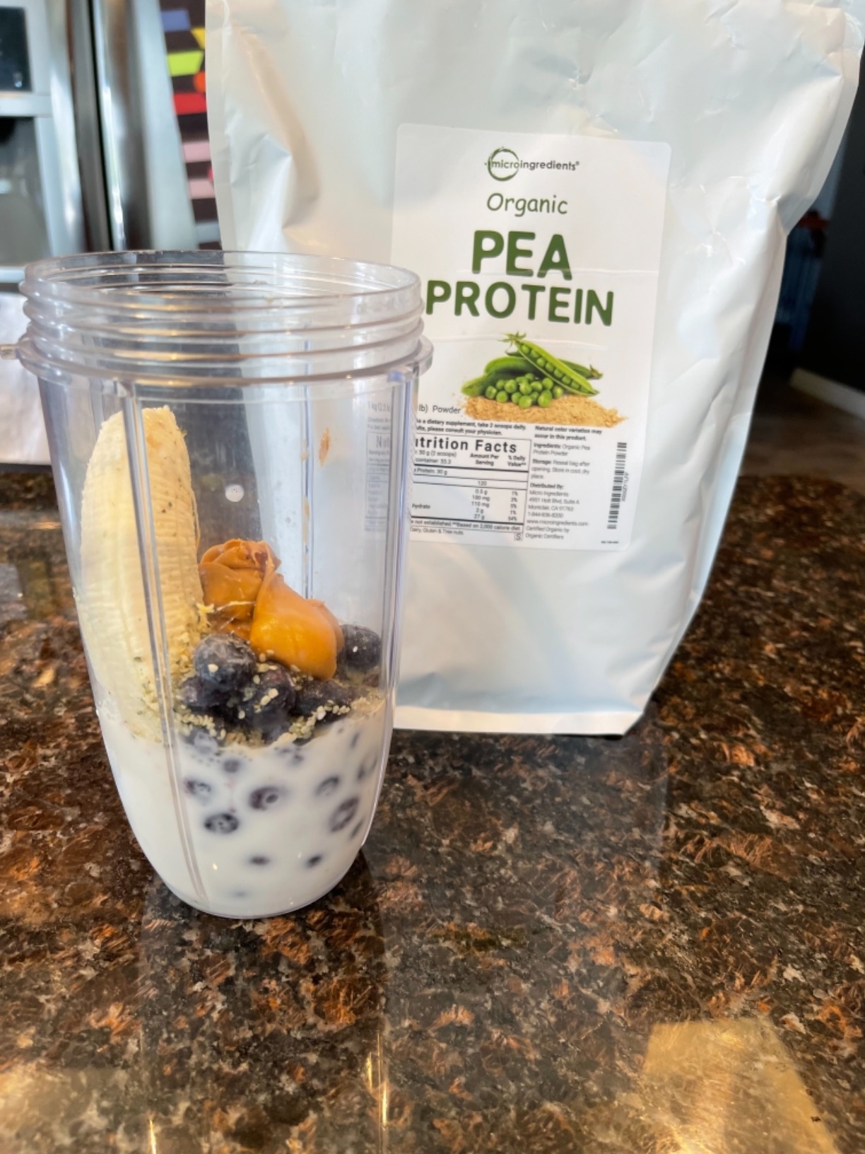 North America Grown, Organic Pea Protein Powder, 1KG (2.2 Pounds) | Plant-Based Vegan Protein, Meatless Protein Supplement, Natural Branched Chain Amino Acids | Non-GMO, Soy Free customer photo 1