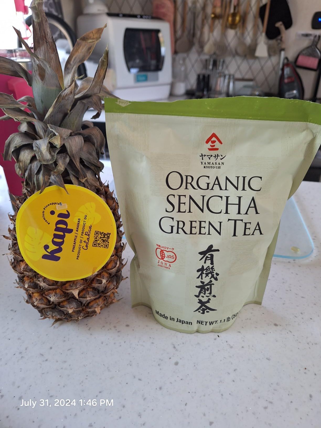 YAMASAN KYOTO UJI Japanese Organic Sencha Green Tea Loose Leaf 2.82oz | Premium Japanese Loose Tea Leaves from Japan, A Fresh & Refreshing Taste, Umami & Natural Sweetness, Sugar Free, 80g customer photo 1