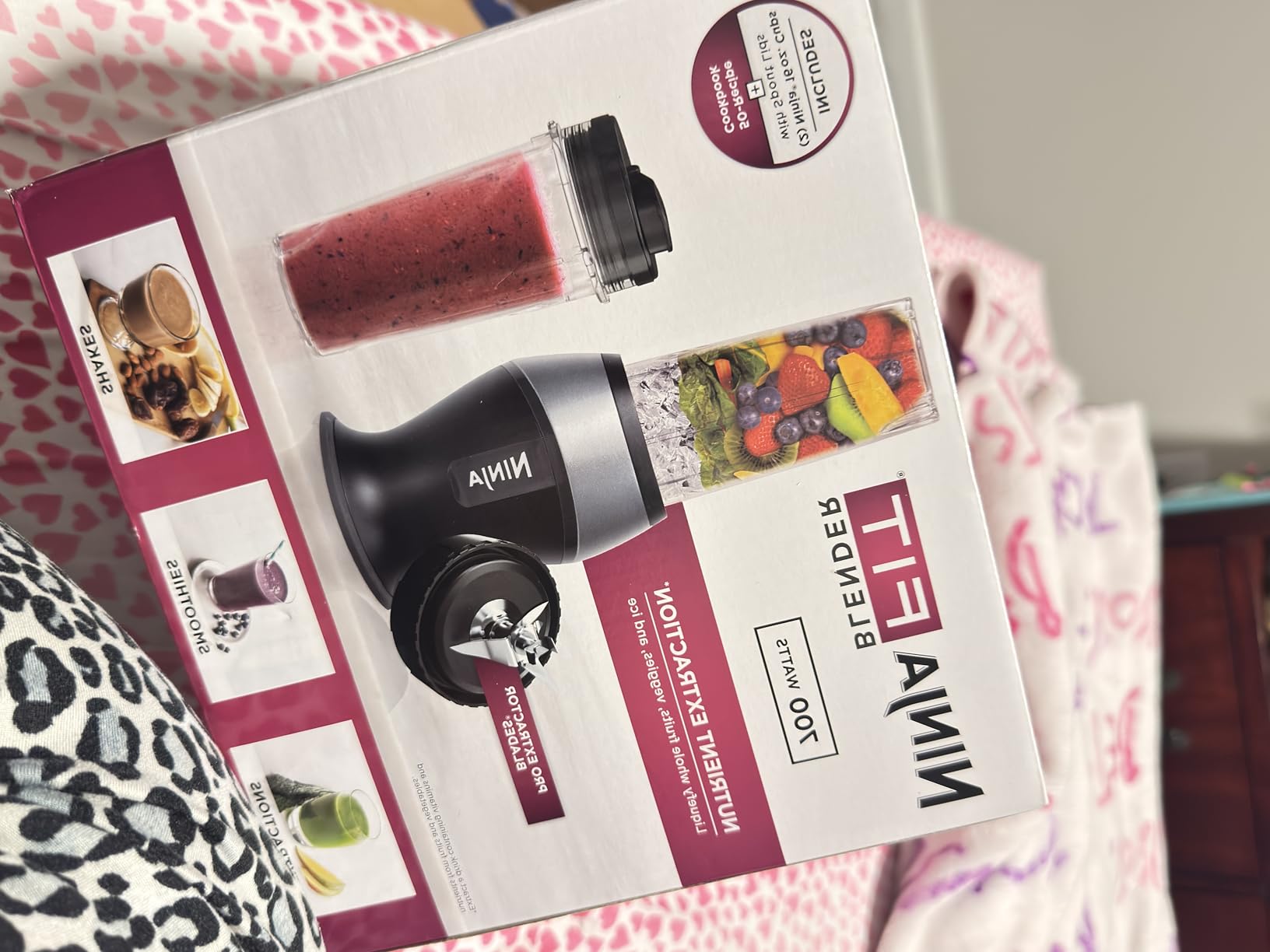 Ninja Fit Compact Personal Blender, 700W, (2) 16oz Cups, QB3001SS customer photo 2