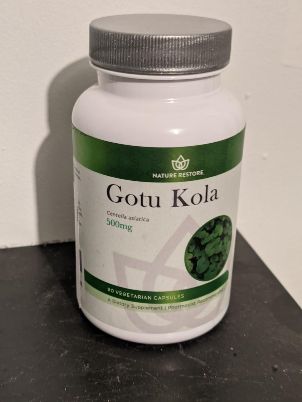 Nature Restore Gotu Kola Extract Supplement, 10 Percent Triterpenes Maximum Effectiveness, Manufactured in USA, 90 Capsules, Non GMO, Gluten Free, Vegan customer photo 1