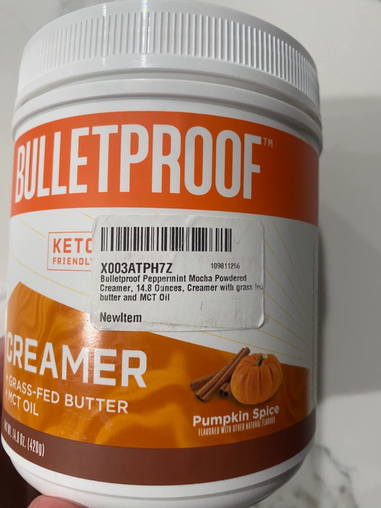Bulletproof Grass Fed Ghee, Pasture Raised, 100% Grass Fed Clarified Butter, Keto, Paleo, Lactose Free, Casein Free, Non-GMO, 13.5 oz customer photo 1